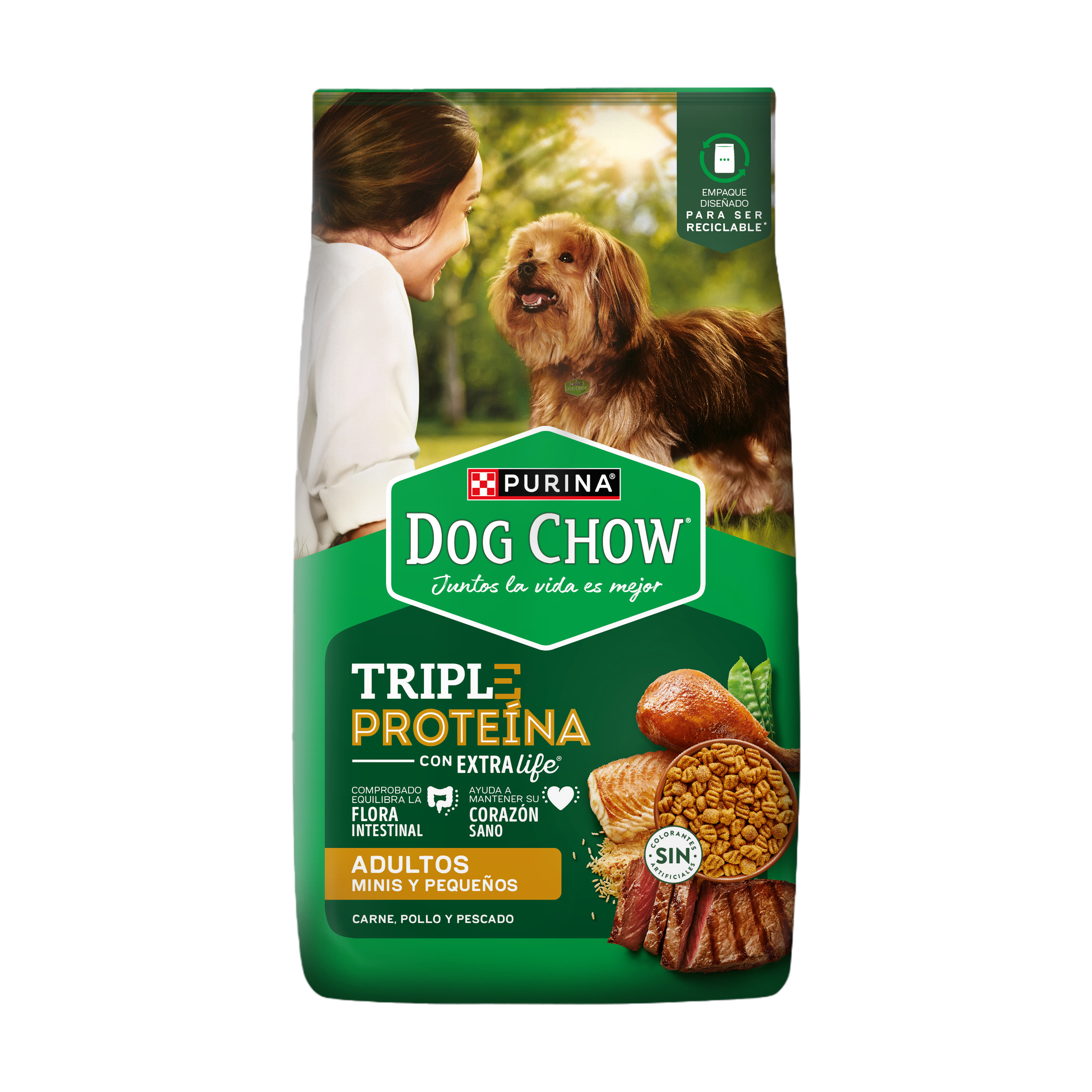 DOG CHOW Mini Sml Triple Protein